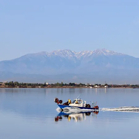 Grand Face Au Lac, Vue Sur Les Pyrenees